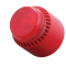 Cooper Fulleon 640087FULL-0214 Flashni Xenon Sounder Beacon - 24V DC - Red Lens - Shallow Red Base